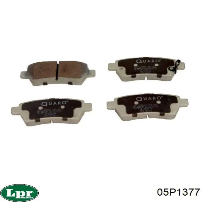 Задние дисковые колодки LPR 05P1377