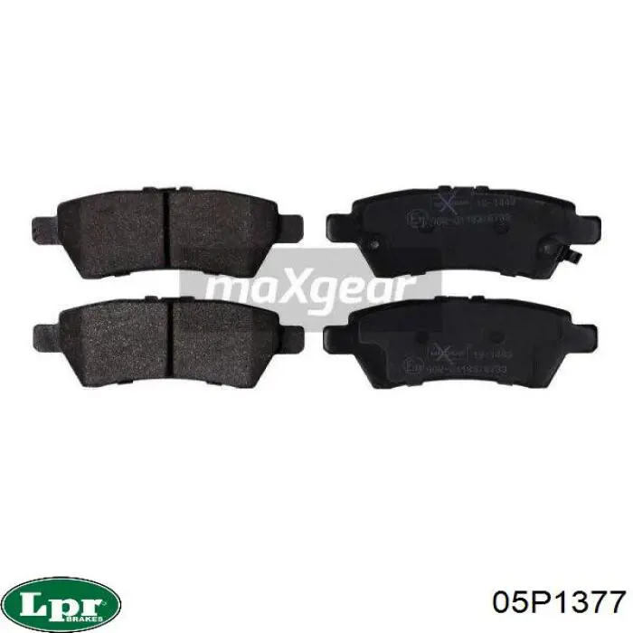 Купить 05P1377 LPR Колодки тормозные задние, дисковые