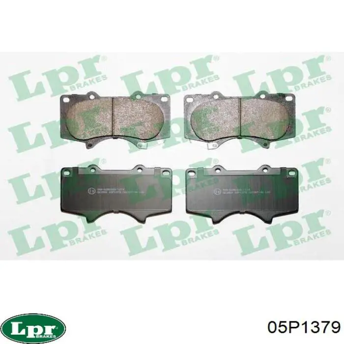 Передние тормозные колодки 05P1379 LPR