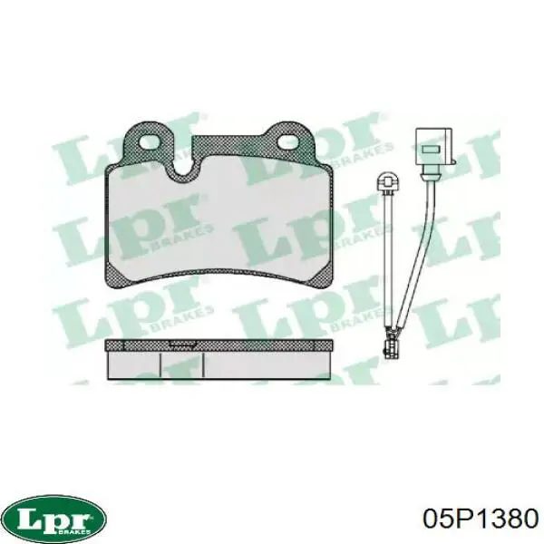 Задние дисковые колодки LPR 05P1380