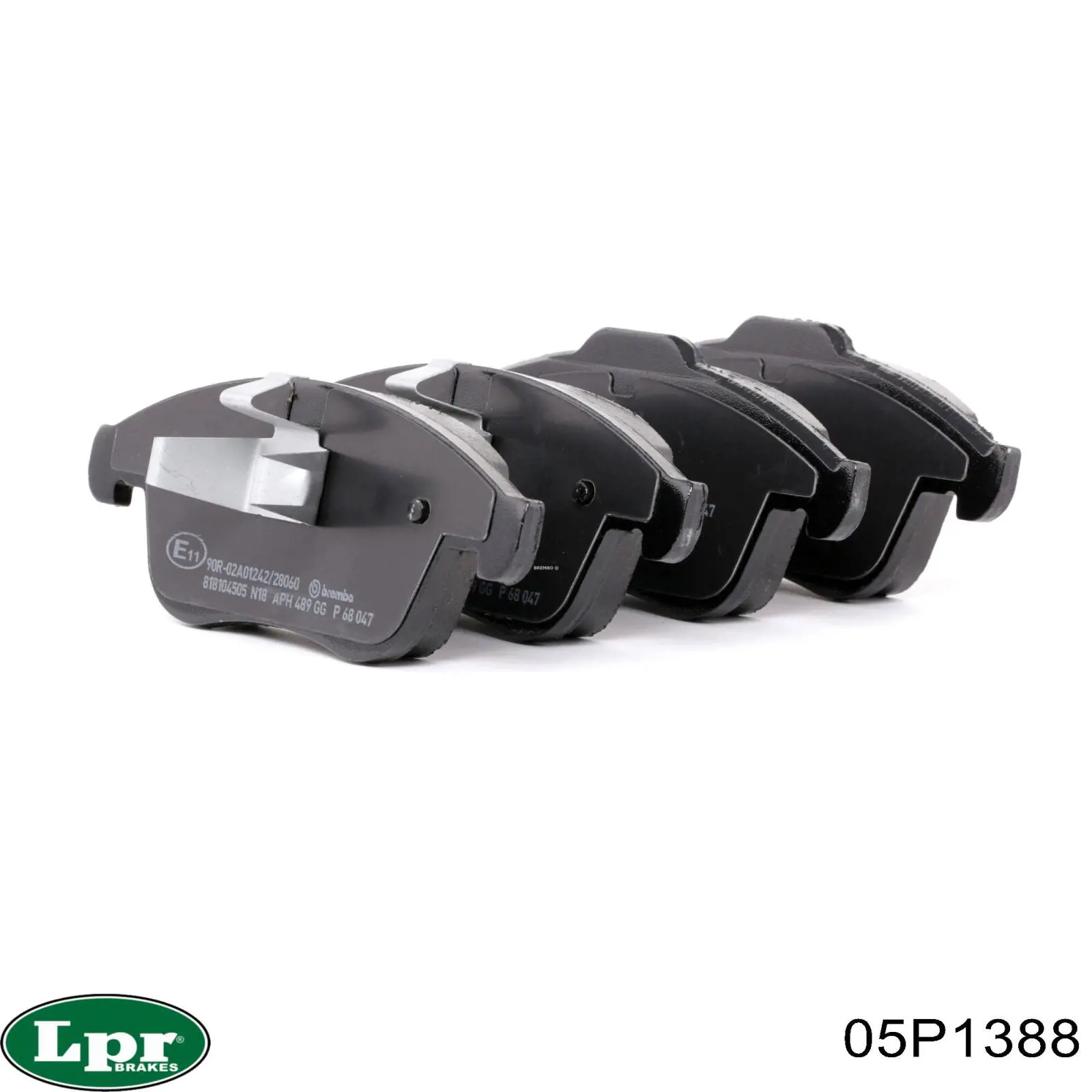 Передние тормозные колодки 05P1388 LPR