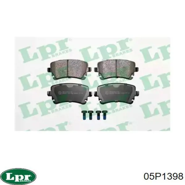 Задние дисковые колодки LPR 05P1398