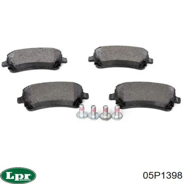 Задние тормозные колодки 05P1398 LPR
