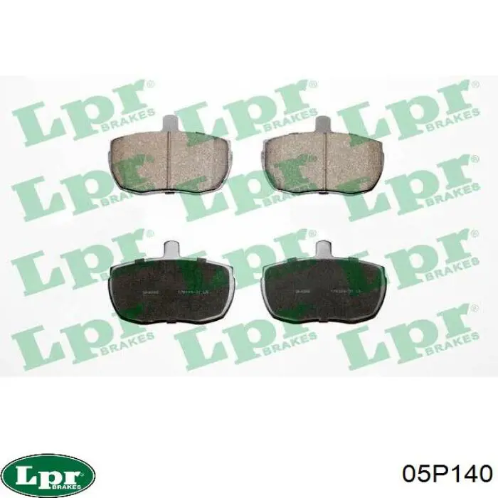 Купить 05P140 LPR Колодки тормозные