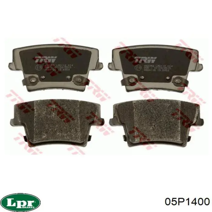 Колодки дисковые  LPR 05P1400 цена, от 20.72 USD