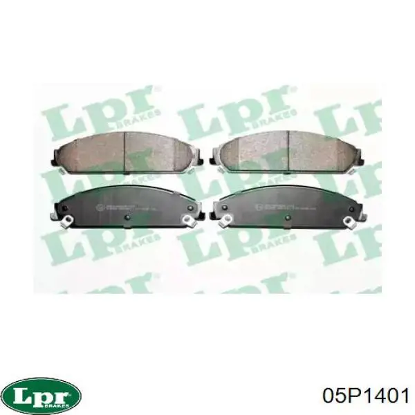 Передние тормозные колодки 05P1401 LPR