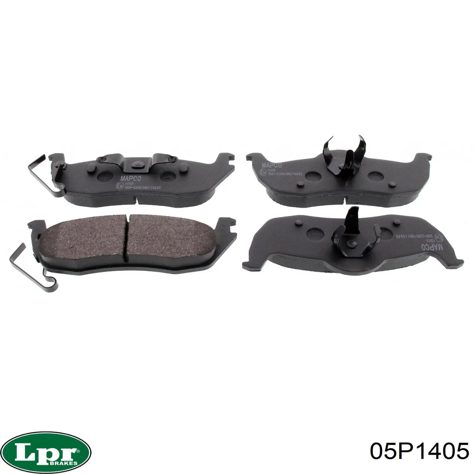 Задние дисковые колодки LPR 05P1405
