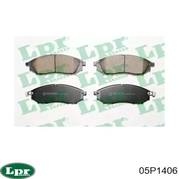 Тормозные колодки LPR 05P1406