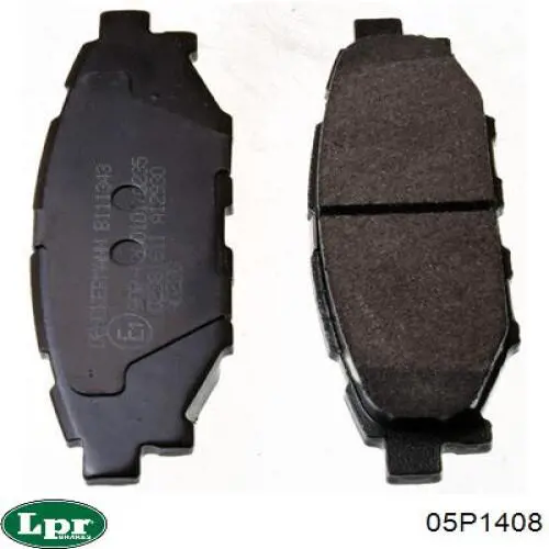 Задние тормозные колодки 05P1408 LPR