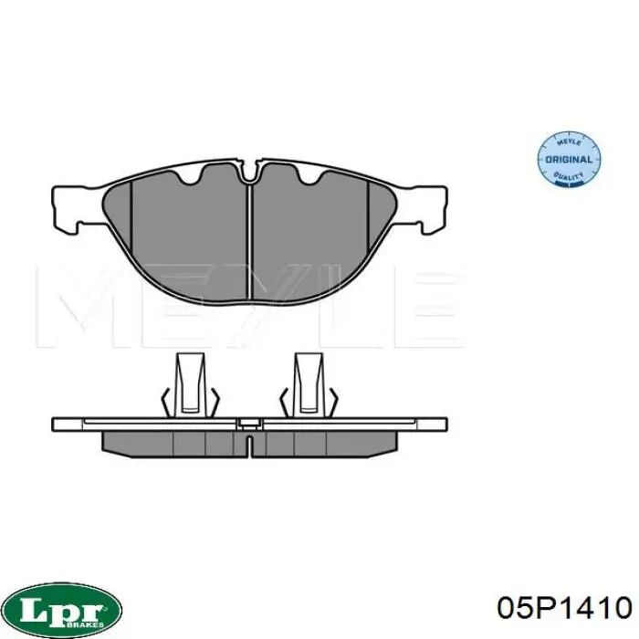 Передние тормозные колодки 05P1410 LPR
