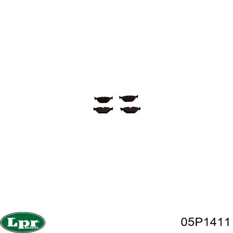 Колодки дисковые  LPR 05P1411 цена, от 14.27 USD