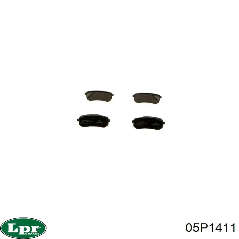 Задние дисковые колодки LPR 05P1411