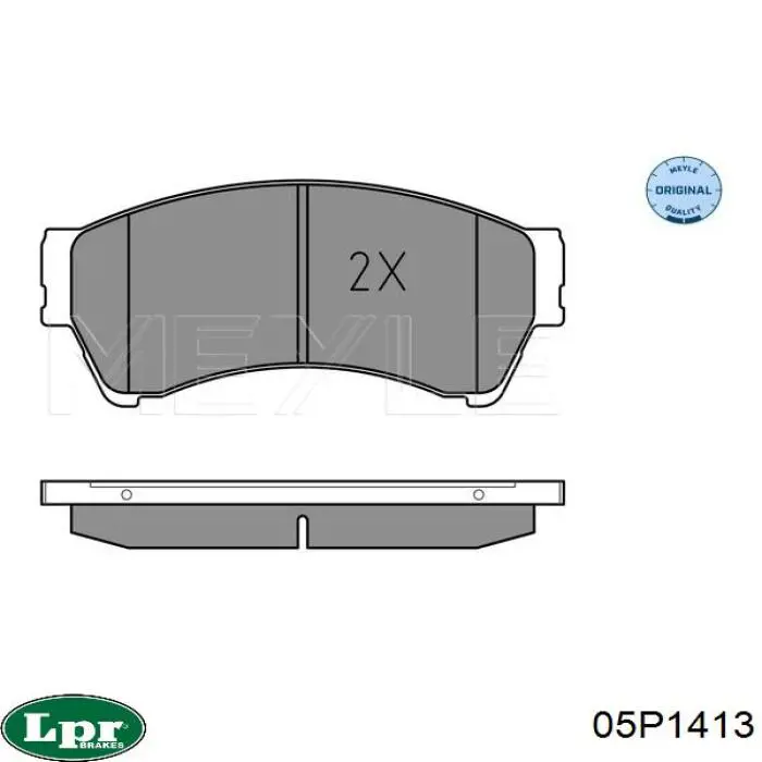 Колодки LPR 05P1413 цена, от 26.14 USD
