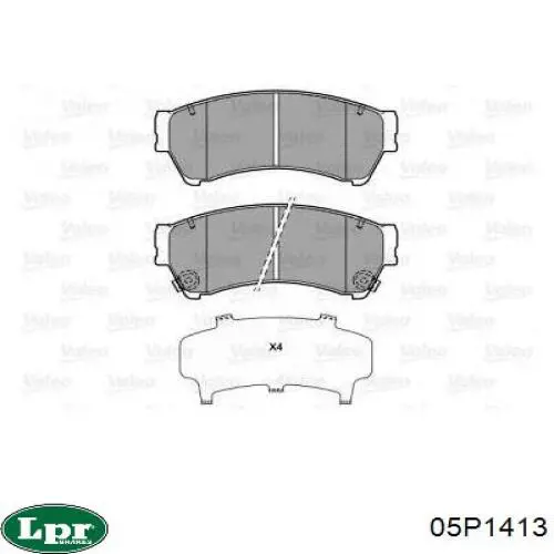 Передние тормозные колодки 05P1413 LPR