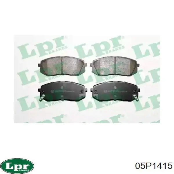 Передние тормозные колодки 05P1415 LPR