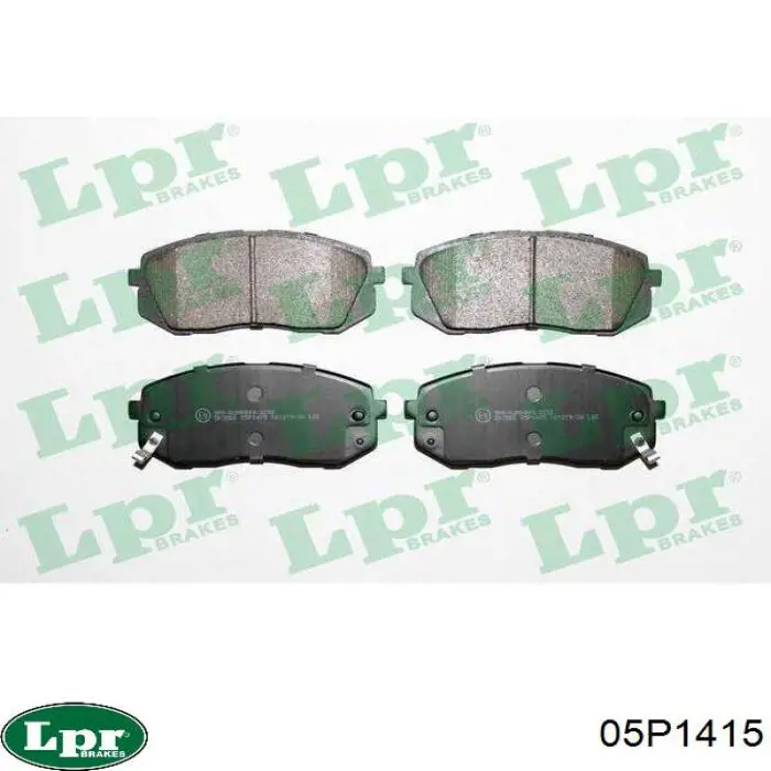 Передние тормозные колодки 05P1415 LPR