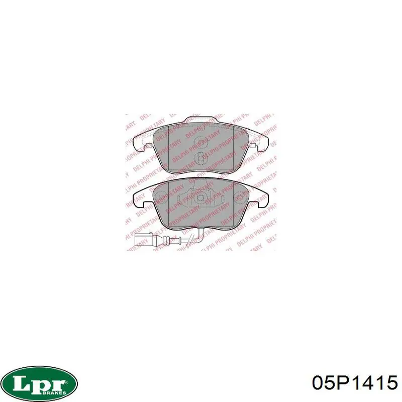 Колодки LPR 05P1415 цена, от 23.11 USD