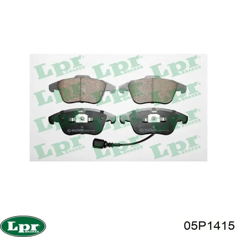 Тормозные колодки LPR 05P1415
