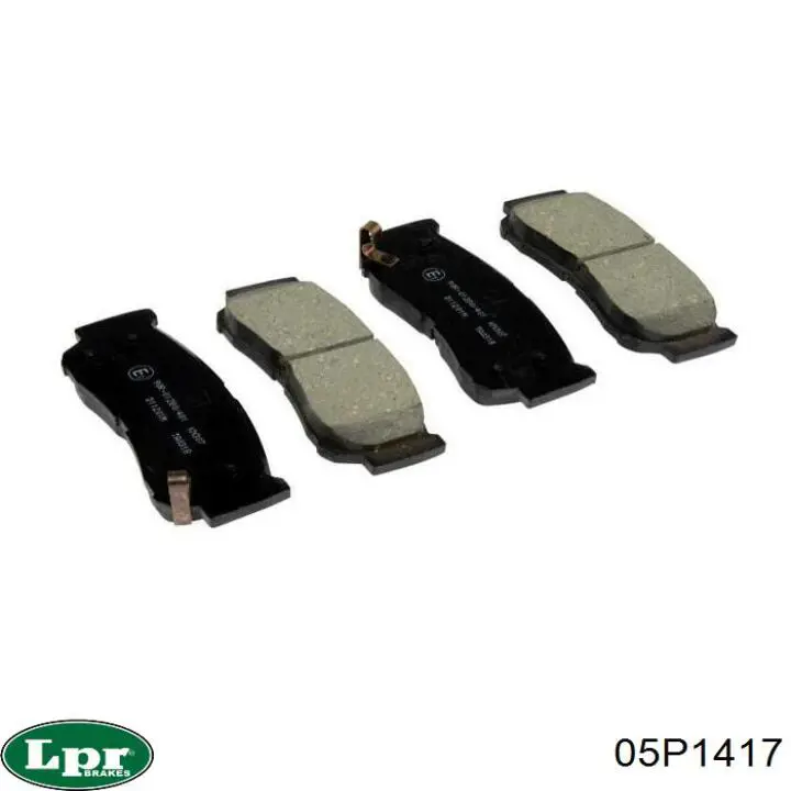 Купить 05P1417 LPR Колодки тормозные задние, дисковые