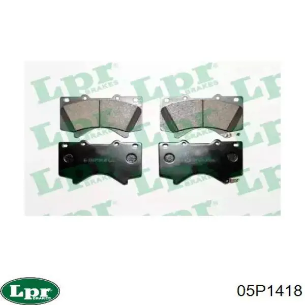 05P1418 LPR Колодки передние