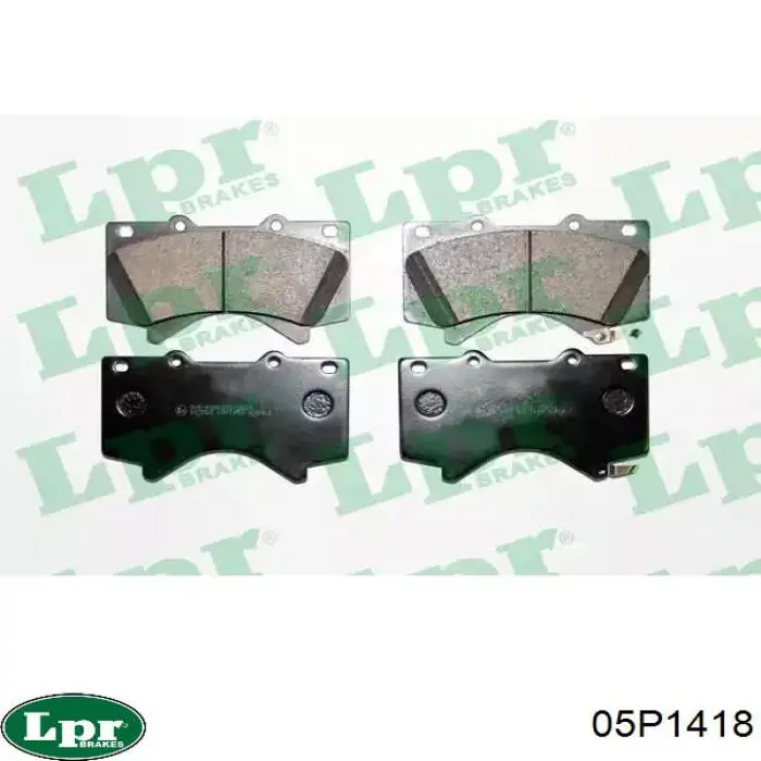 Купить 05P1418 LPR Колодки тормозные