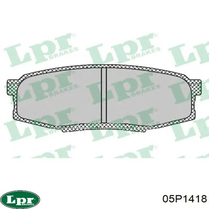 Тормозные колодки LPR 05P1418
