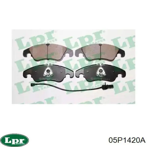 05P1420A LPR Колодки передние