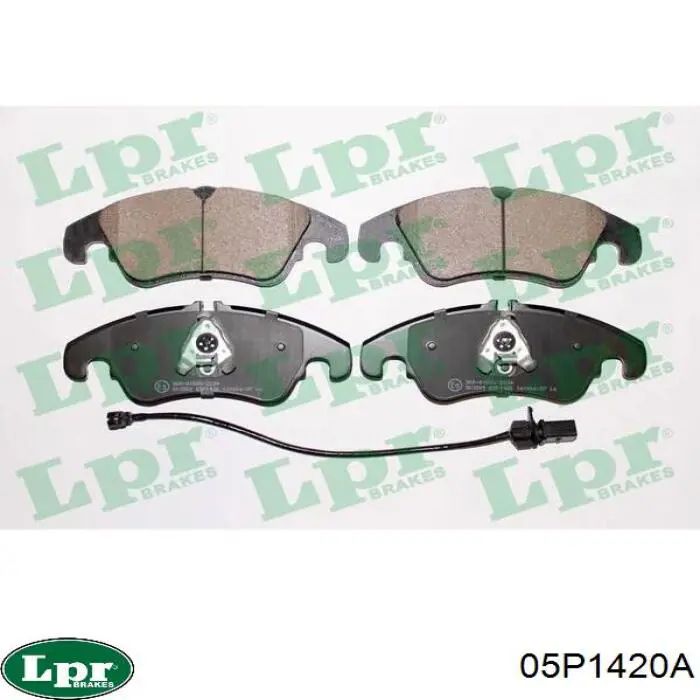 Передние тормозные колодки 05P1420A LPR