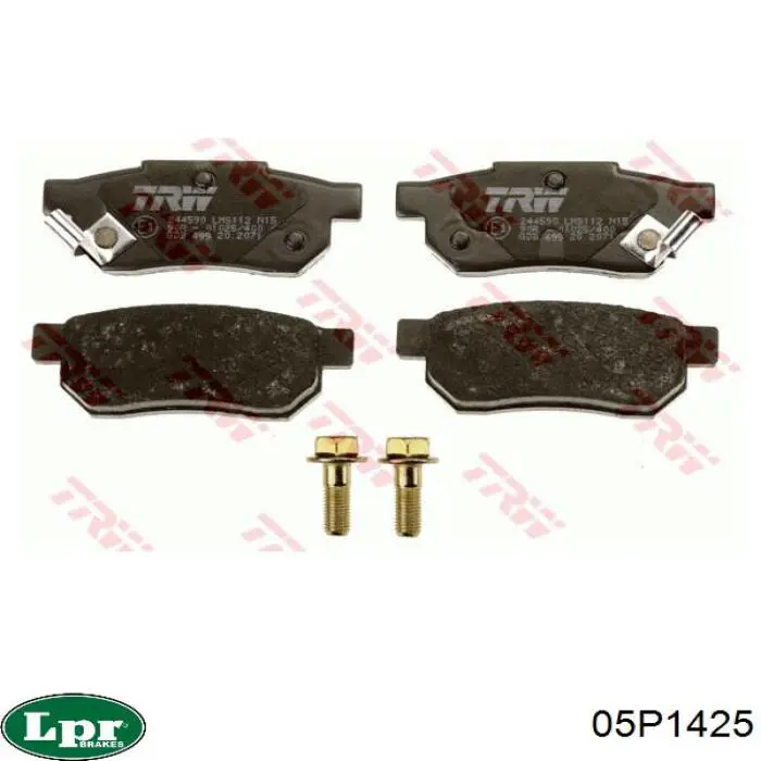 05P1425 LPR Колодки тормозные дисковые комплект