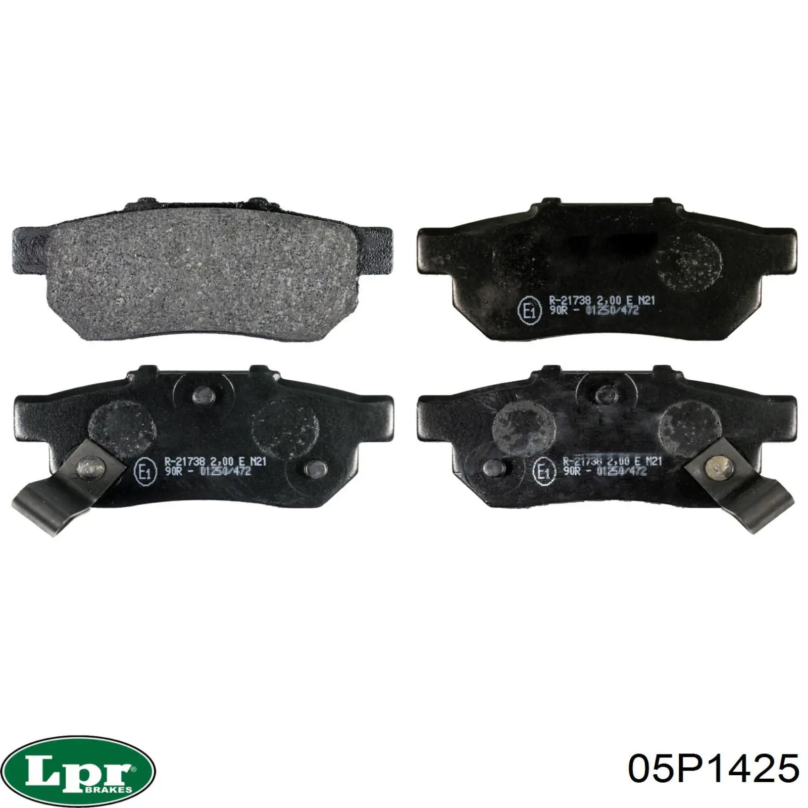 Задние дисковые колодки LPR 05P1425