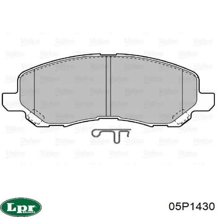 Передние тормозные колодки 05P1430 LPR