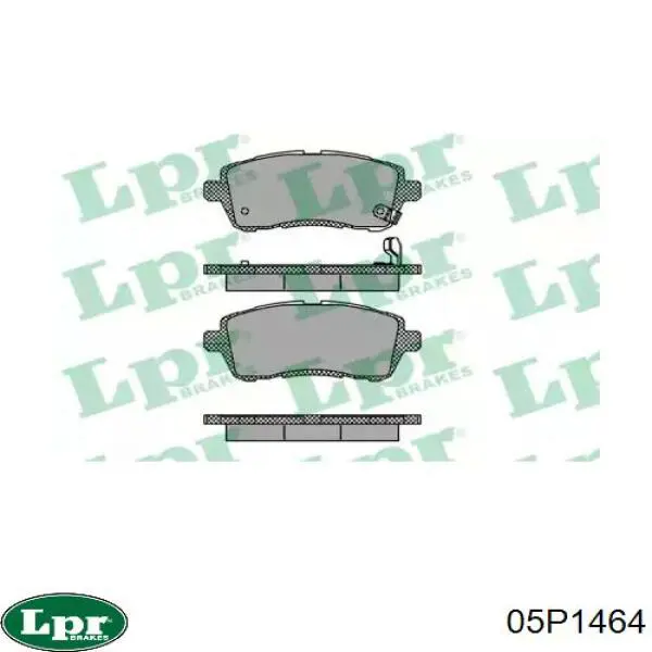 05P1464 LPR Колодки передние