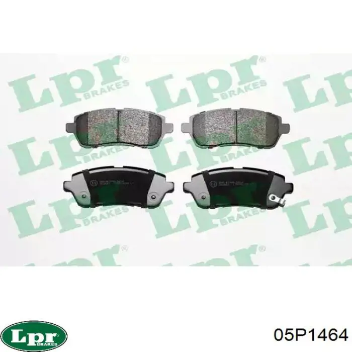 Купить 05P1464 LPR Колодки тормозные