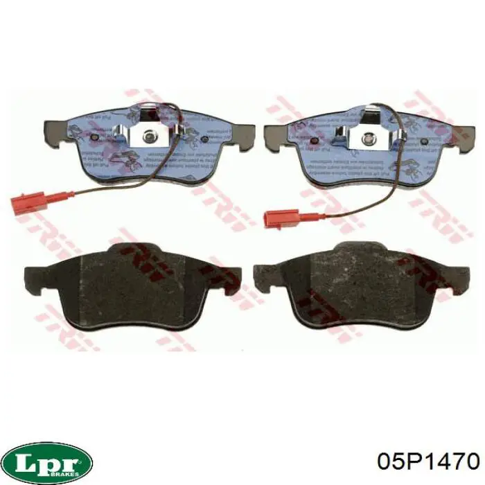 Передние тормозные колодки 05P1470 LPR