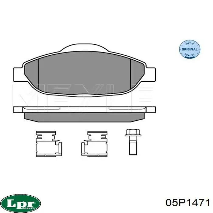 05P1471 LPR Колодки передние