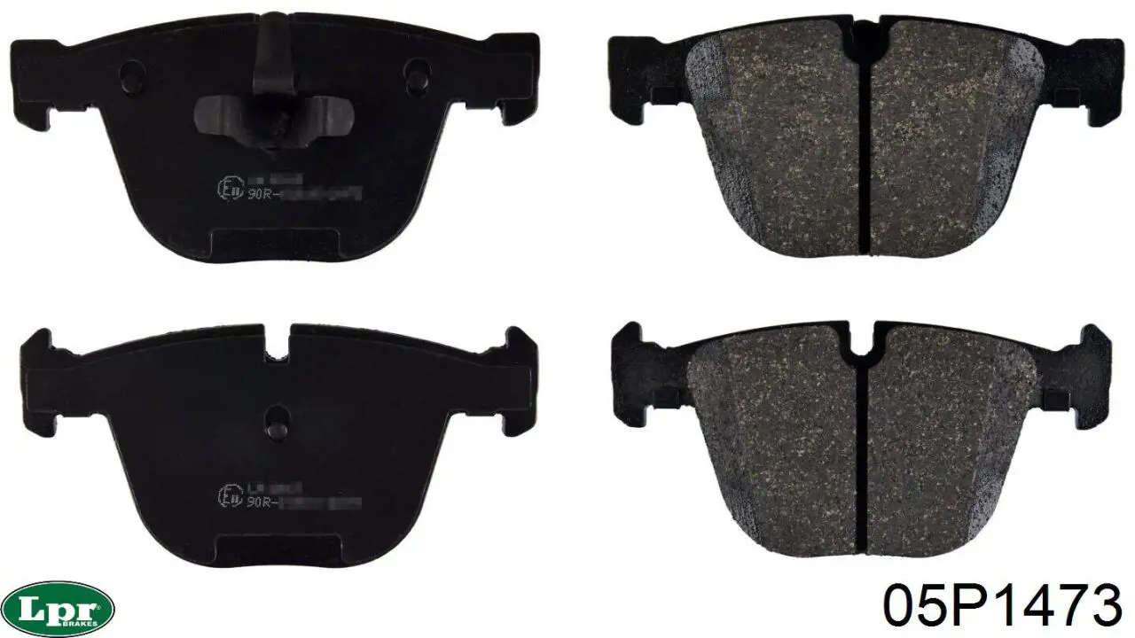 Задние тормозные колодки 05P1473 LPR
