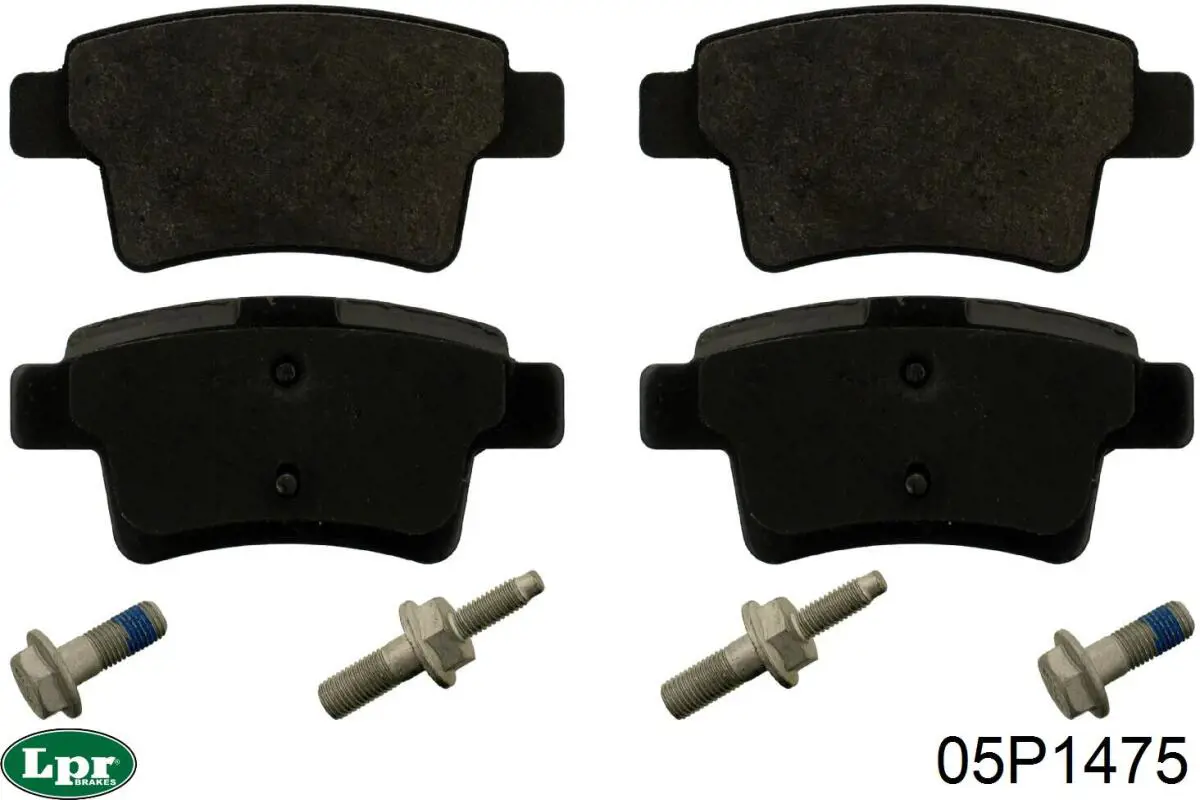 Задние тормозные колодки 05P1475 LPR