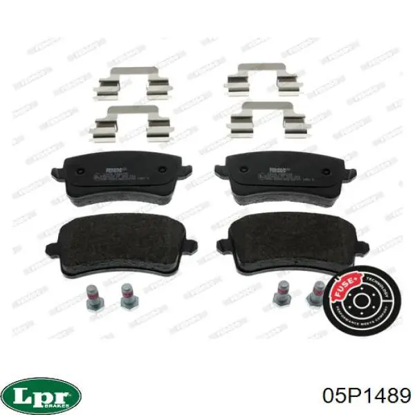 05P1489 LPR Колодки тормозные дисковые комплект