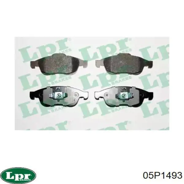 Передние тормозные колодки 05P1493 LPR