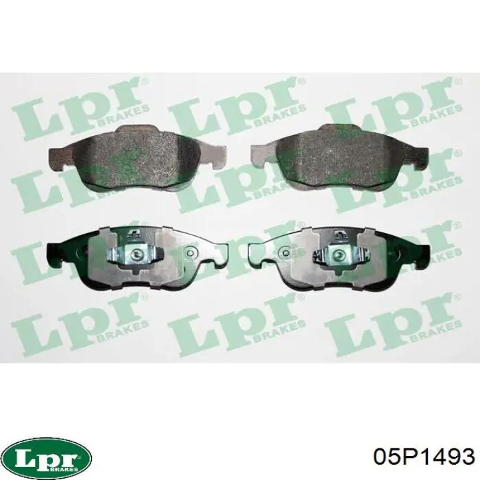 Передние тормозные колодки 05P1493 LPR