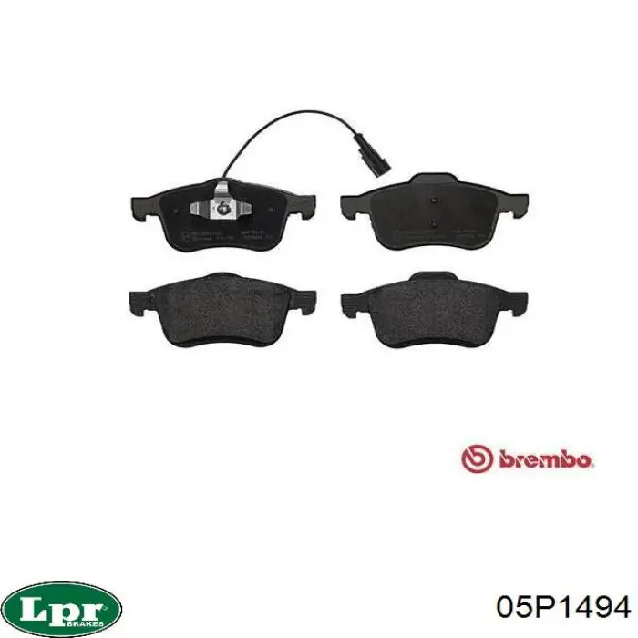 Передние тормозные колодки 05P1494 LPR