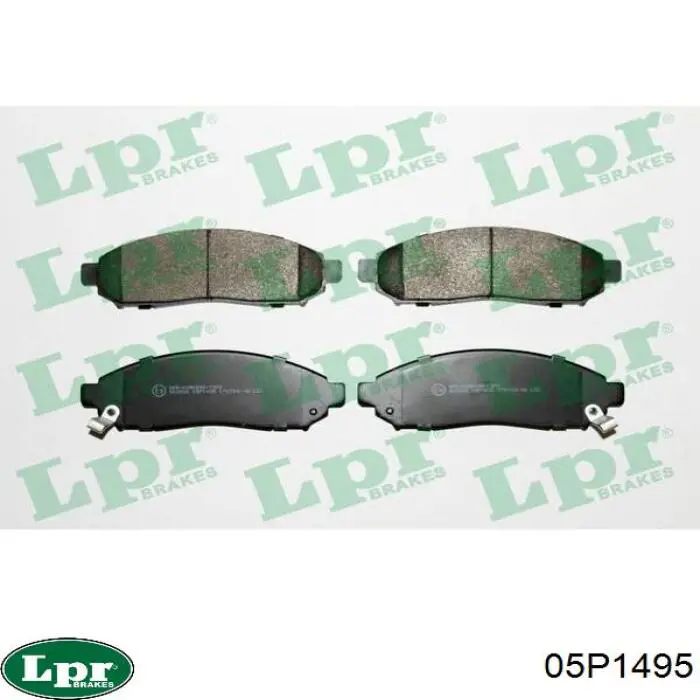 Передние тормозные колодки 05P1495 LPR
