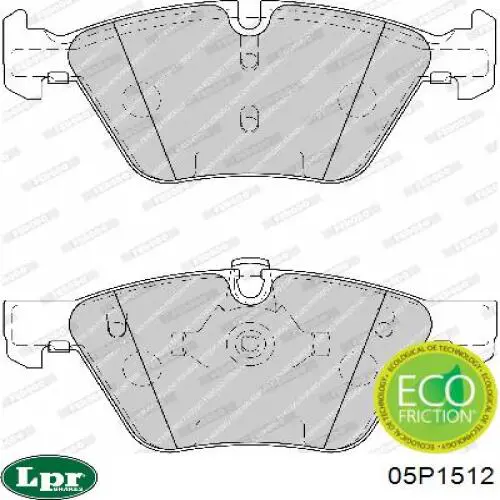 Тормозные колодки LPR 05P1512