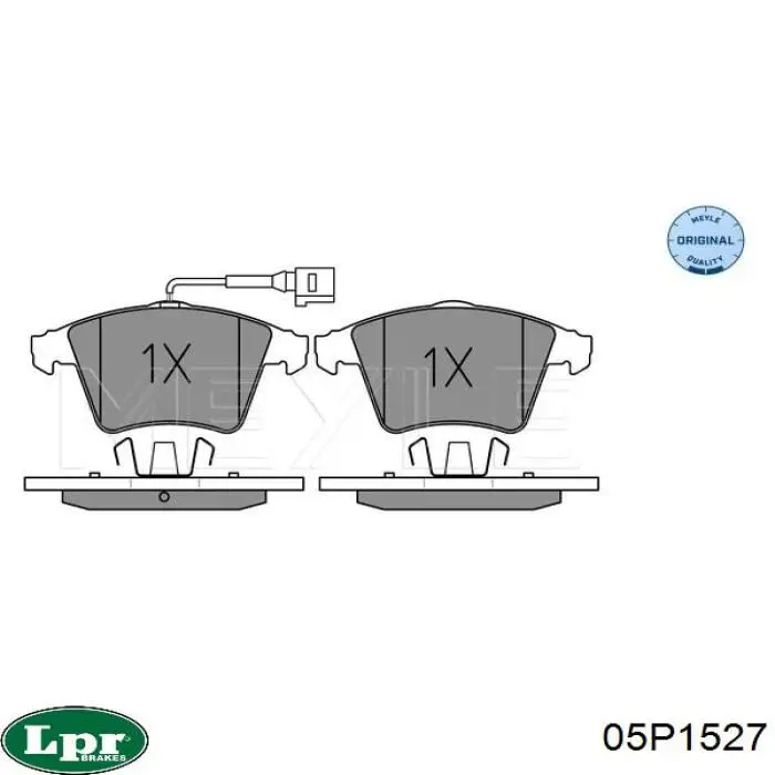 Купить 05P1527 LPR Колодки тормозные