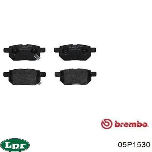 Задние тормозные колодки 05P1530 LPR