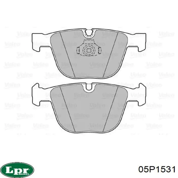 Колодки дисковые  LPR 05P1531 цена, от 30.58 USD