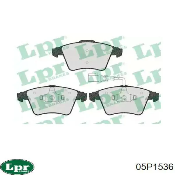 Тормозные колодки LPR 05P1536