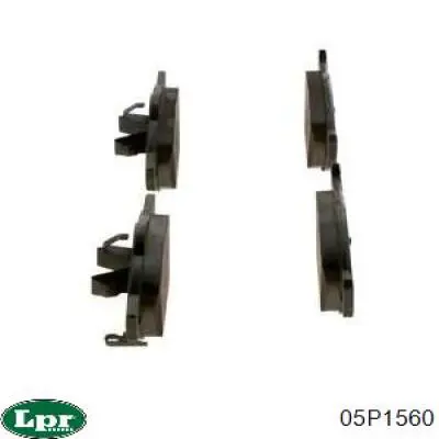 Передние тормозные колодки 05P1560 LPR