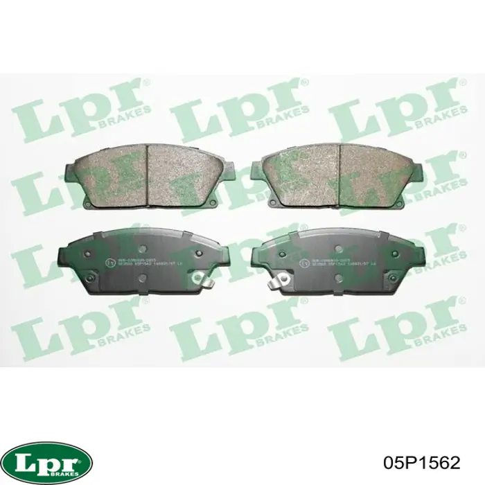 Передние тормозные колодки 05P1562 LPR