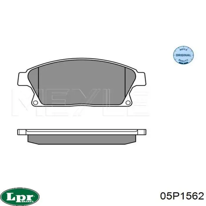 Передние тормозные колодки 05P1562 LPR